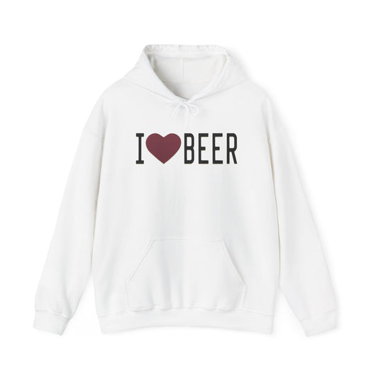 I Love Beer Hoodie