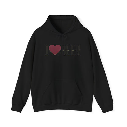 I Love Beer Hoodie