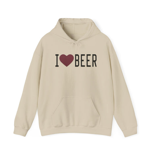 I Love Beer Hoodie