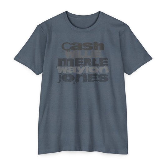 Cash, Willie, Merle, Waylon, Jones