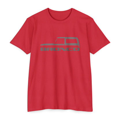Red Bronco Premium Graphic Tee, perfect for gifts and showing off your love for Broncos in style.